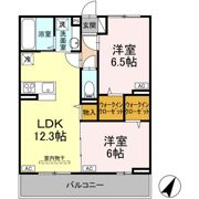 Grandeur拝島の間取り画像