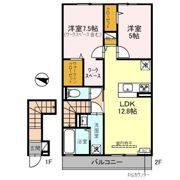 D-ROOM 嵯峨の間取り画像