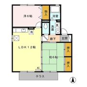 フローラルビレッジ Ⅰ番館の間取り画像