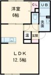 クレア東山Aの間取り画像