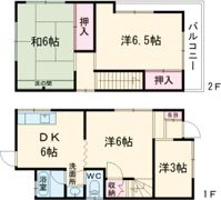 春日野町戸建の間取り画像