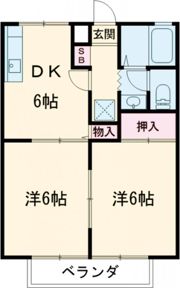 シャトーフジの間取り画像