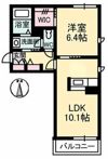 グランディール新山口 C棟の間取り画像