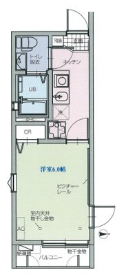 ルクール氷川台の間取り画像