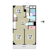 ニューオカダパールマンションの間取り画像
