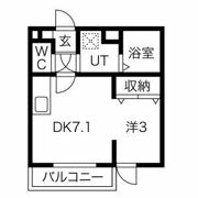メリディアンなないろの里弐番館の間取り画像