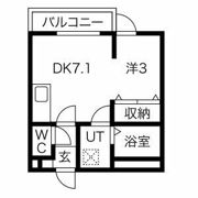 メリディアンなないろの里弐番館の間取り画像