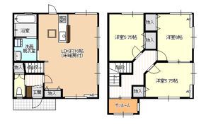 ピサリ大町南の間取り画像