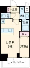 プレサンス神戸水木通ルミエスの間取り画像