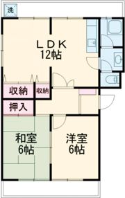 中筋マンションの間取り画像