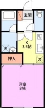 サンライズシライシ2号棟の間取り画像