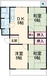 中筋マンションの間取り画像