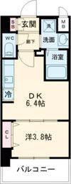 プレサンス神戸水木通ルミエスの間取り画像