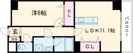 プログレスアサダ瓦町の間取り画像