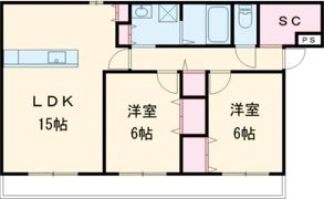 St.Polaris瓢箪山(セントポラリス)の間取り画像