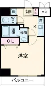 MELDIA CREST TAPP 新大阪 WESTの間取り画像