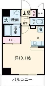 MELDIA CREST TAPP 新大阪 WESTの間取り画像