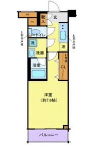 クレヴィスタ三軒茶屋の間取り画像