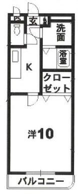マリベールNTの間取り画像