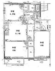 ラフォーレ金沢の間取り画像