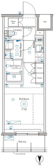 DIPS野方RESIDENCEの間取り画像