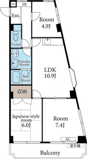 ロイヤルタウン下九沢の間取り画像