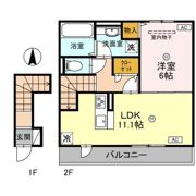 ベルハイム西ノ京の間取り画像