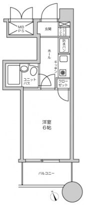 ダイアパレスグランドール四番街大手町の間取り画像