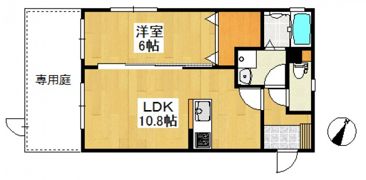 ベルソレイユの間取り画像