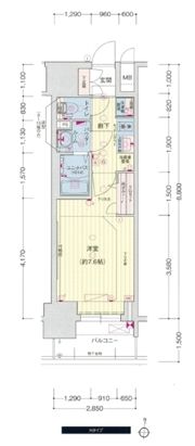 プレサンスTHE久屋大通レジェンドの間取り画像