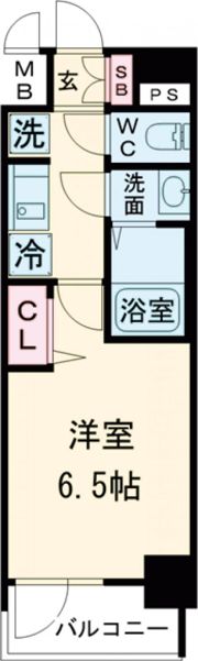 プレサンス名古屋菊井セルカの間取り画像