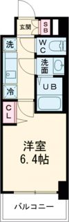 プレサンス名古屋菊井セルカの間取り画像