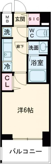 プレサンス名古屋菊井セルカの間取り画像