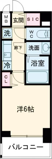 プレサンス名古屋菊井セルカの間取り画像