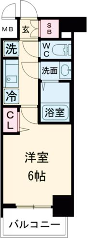 プレサンス名古屋菊井セルカの間取り画像