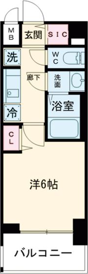 プレサンス名古屋菊井セルカの間取り画像