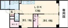 Sugarloaf Park花の木Ⅱの間取り画像