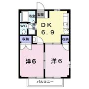 ファンタジアⅡの間取り画像