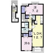 ラフィネロジュマンBの間取り画像