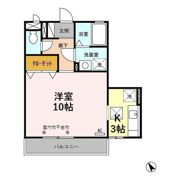 パークサイド鞍月の間取り画像