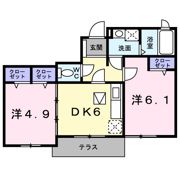 サンリット Bの間取り画像