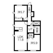 リラフォートAの間取り画像