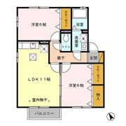 シャルムアイ A・Bの間取り画像