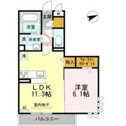 ソレイユ菅田の間取り画像