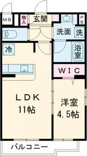 グランディールSUEHIROの間取り画像