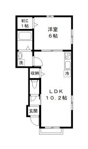 コンフォート芝山の間取り画像