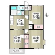 クレセントハイムの間取り画像