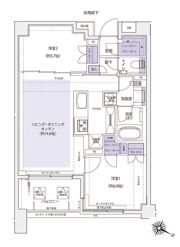 KDXレジデンス横濱紅葉坂の間取り画像