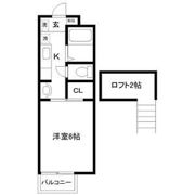 カーサ東照宮Ⅰの間取り画像