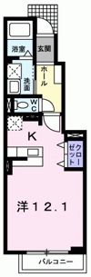 サンライズ芳川Ⅱの間取り画像